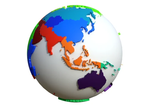 World Map Collection 3D Model