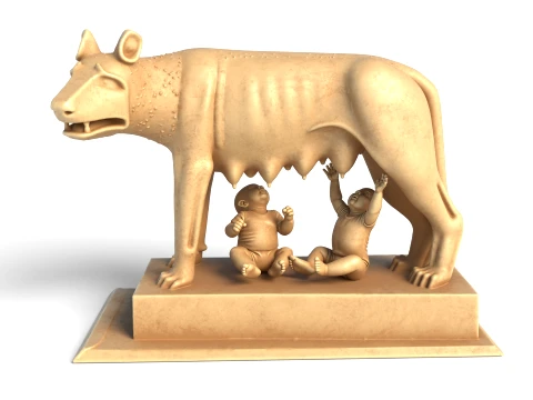 European Stautes 3D Model