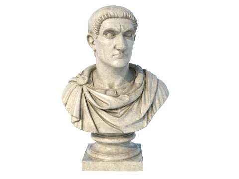 European Stautes 3D Model