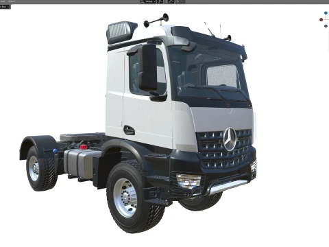 Mercedes Arocs Truck 3D Model