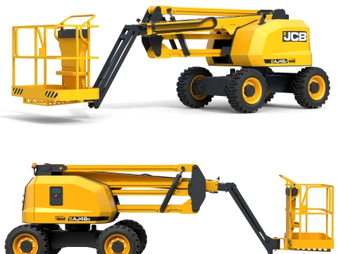JCB Articulated Boom AJ48D 3D Модель