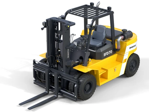 Shantui Diesel Forklift SFD100 3D Модель