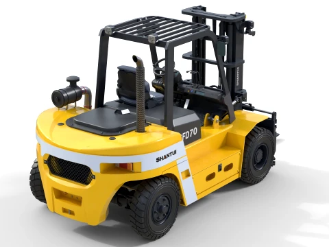 Shantui Diesel Forklift SFD100 3D Model