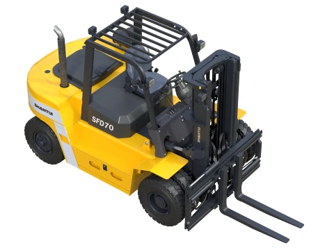 Shantui Diesel Forklift SFD100 3D Model