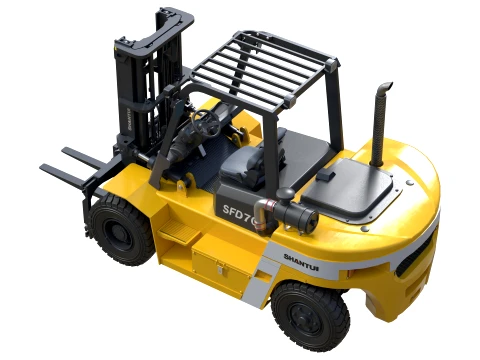 Shantui Diesel Forklift SFD100 3D Model