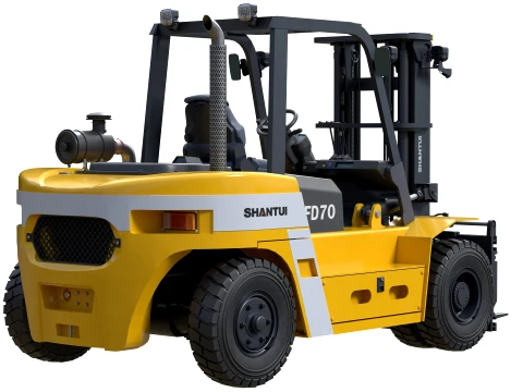 Shantui Diesel Forklift SFD100 3D Model