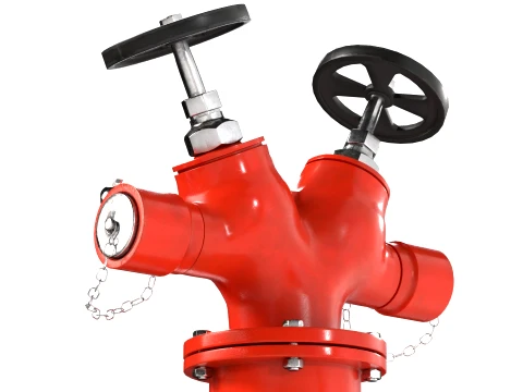 Double Headed Hydrant 3D Model
