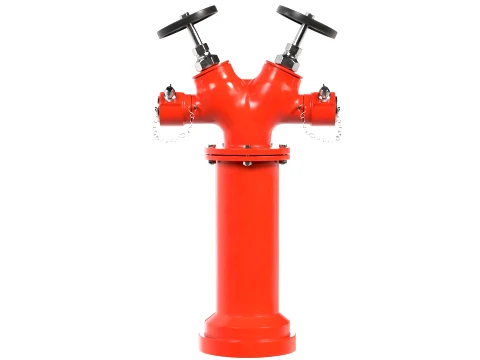 Double Headed Hydrant 3D Model