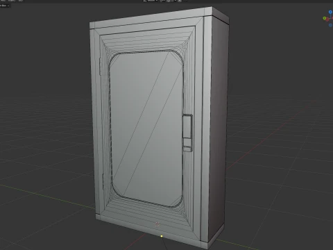 Fire Extinguisher Box 3D Model
