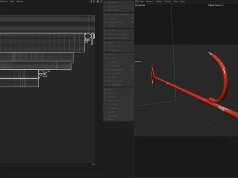 Fire Hook Tool v2 3D Model