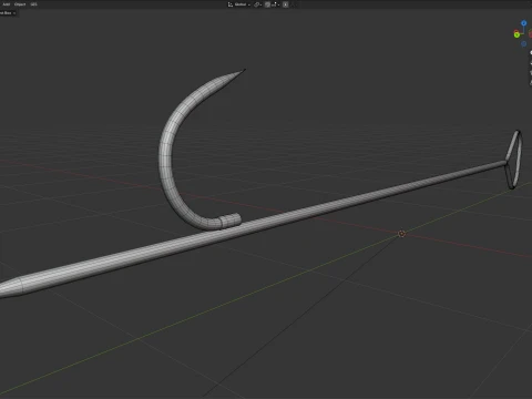 Fire Hook Tool v2 3D Model