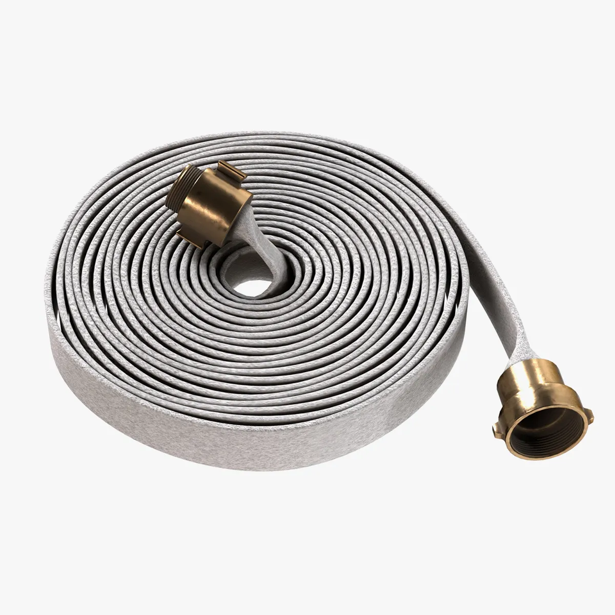 Fire Hose Pipe 3D Model .c4d .max .obj .3ds .fbx .stl .blend 