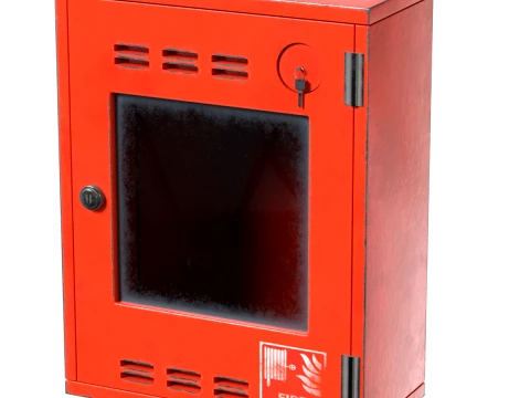 Fire Hose Pipe Box Modelo 3D