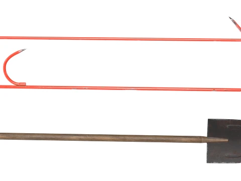 Fire Rescue Tools Storage with Tools 3D Model