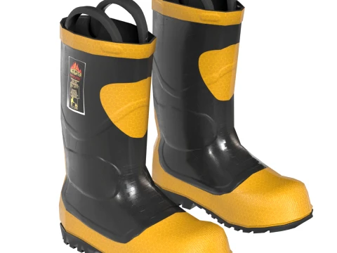 Fire Safety Boots 3D 模型