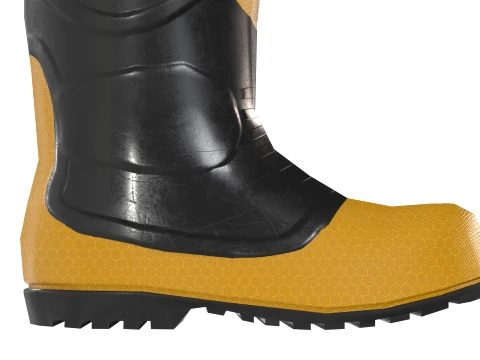 Fire Safety Boots 3D Model