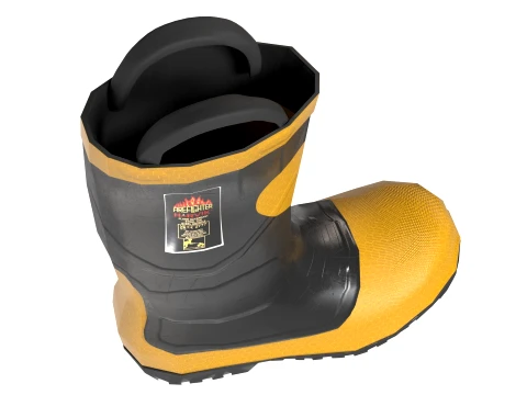 Fire Safety Boots 3D Model