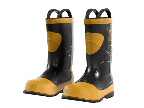 Fire Safety Boots 3D Model