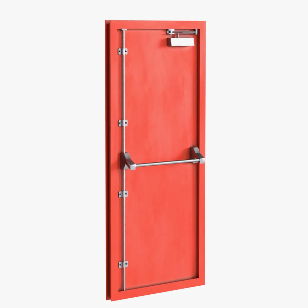 Fire Safety Door 3D Model .c4d .max .obj .3ds .fbx .stl .blend