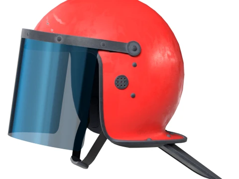 Fire Safety Helmet 3D 模型