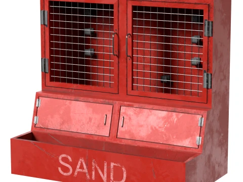 Fire Tools Storage 3D Model