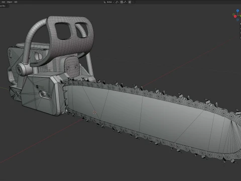 STHIL Chainsaw 3D Model