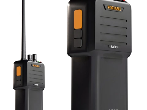 Two Way Radio 3D Model