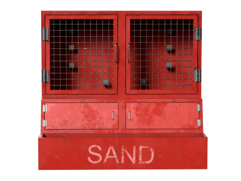 Fire Tool Equipments Collection 3D Model