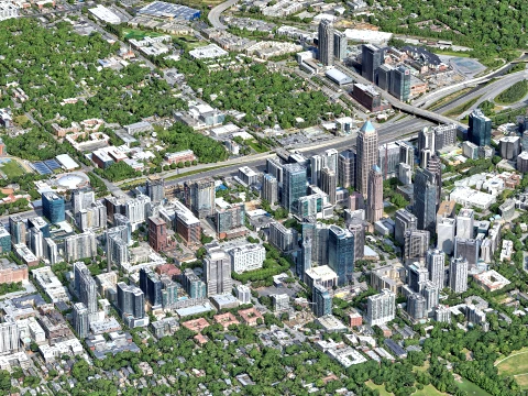 Atlanta 3d scan city 3D Model