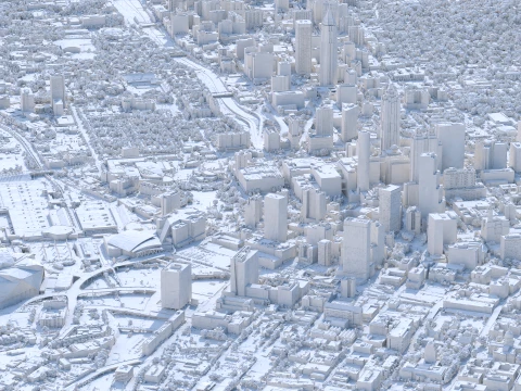 Atlanta 3d scan city 3D Model