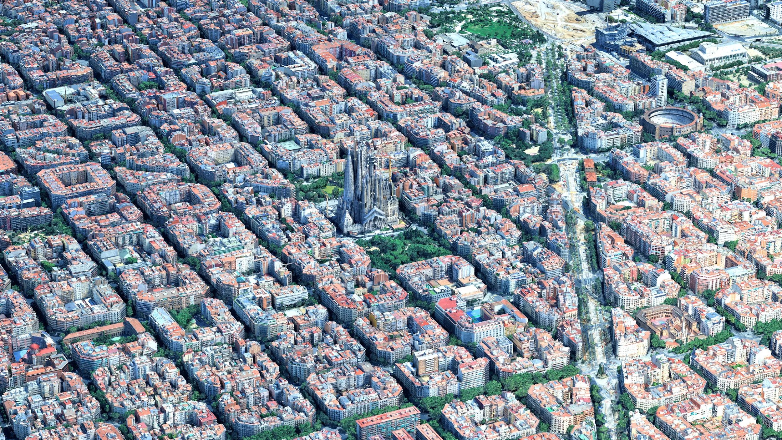 Barcelona 3d scan city 3D Model .c4d .max .obj .3ds .fbx .stl .blend 