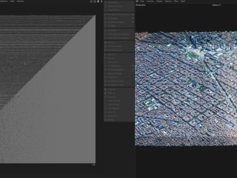 Barcelona 3d scan city 3D Model