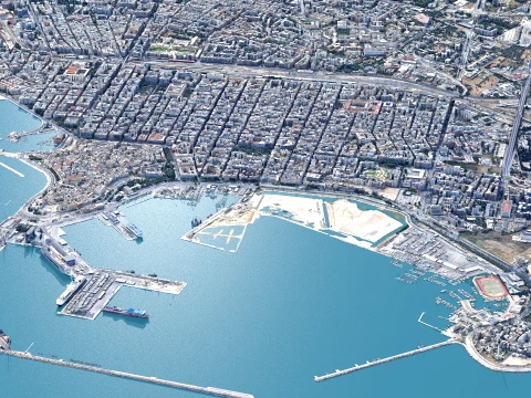 Bari 3d scan city 3D Modell