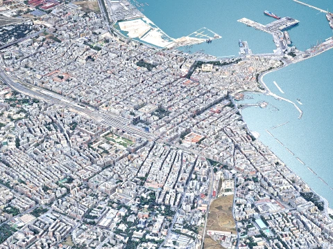 Bari 3d scan city 3D Model
