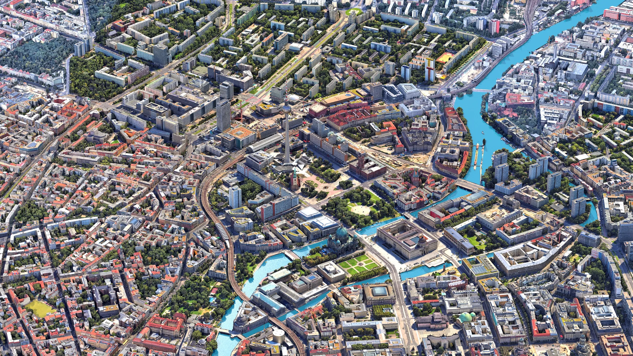 Berlin 3d scan city 3D Model .c4d .max .obj .3ds .fbx .stl .blend 