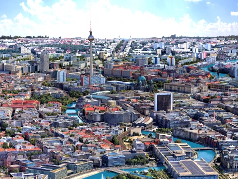 Berlin 3d scan city 3D Model