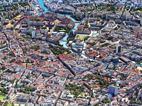 Berlin 3d scan city 3D Model