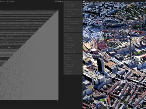 Berlin 3d scan city 3D Model