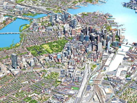 Boston 3d scan city usa 3D Modell