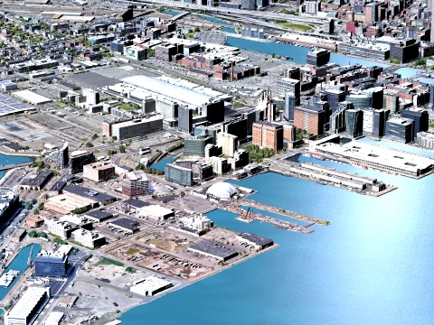 Boston 3d scan city usa 3D Model