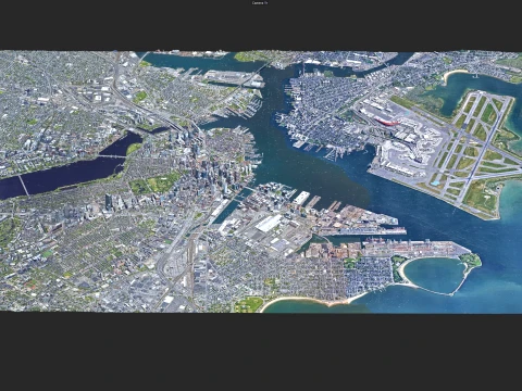 Boston 3d scan city usa 3D Model