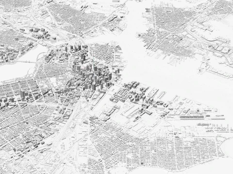 Boston 3d scan city usa 3D Model