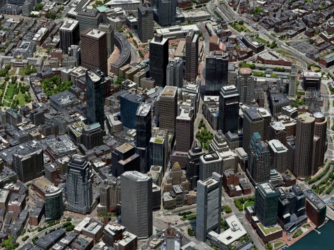 Boston 3d scan city usa 3D Model