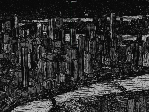 Brisbane 3d Scan City Australia 3D Model