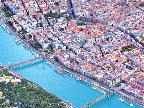 Budapest 3d scan city 3D Modell