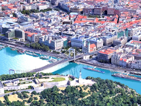 Budapest 3d scan city 3D Model