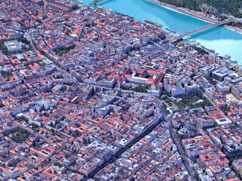 Budapest 3d scan city 3D Model