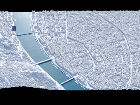 Budapest 3d scan city 3D Model