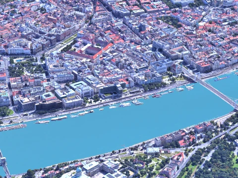Budapest 3d scan city 3D Model