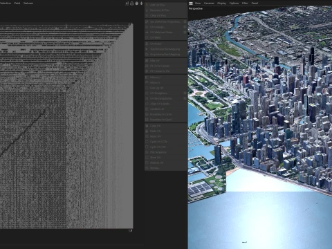 Chicago 3d scan city 3D Model